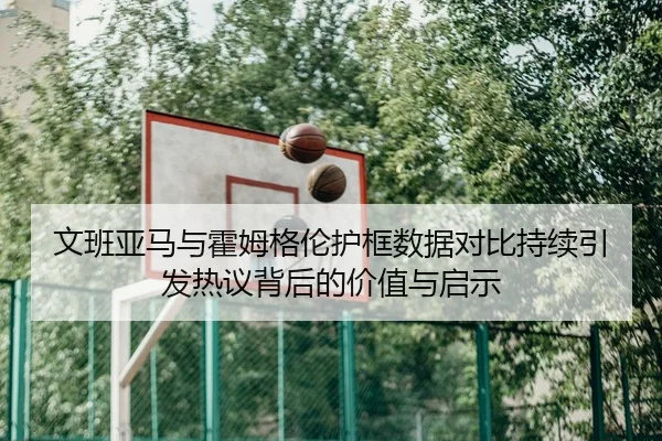 文班亚马与霍姆格伦护框数据对比持续引发热议背后的价值与启示
